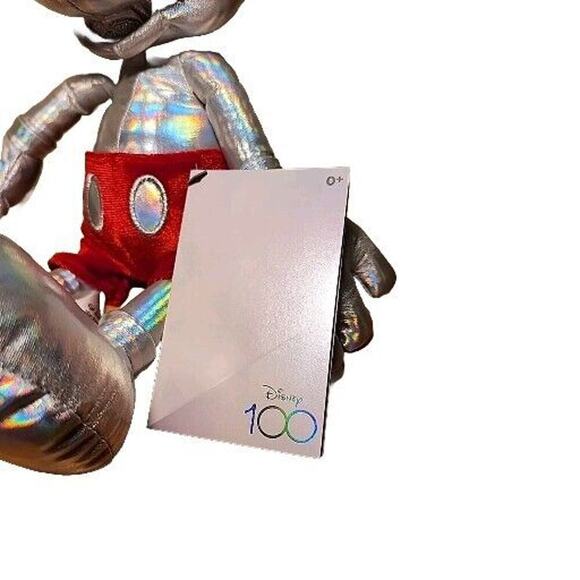 New With Tag Mickey Mouse Disney 100 Years Of Wonder Platinum Plush Disney Parks - Picture 2 of 9